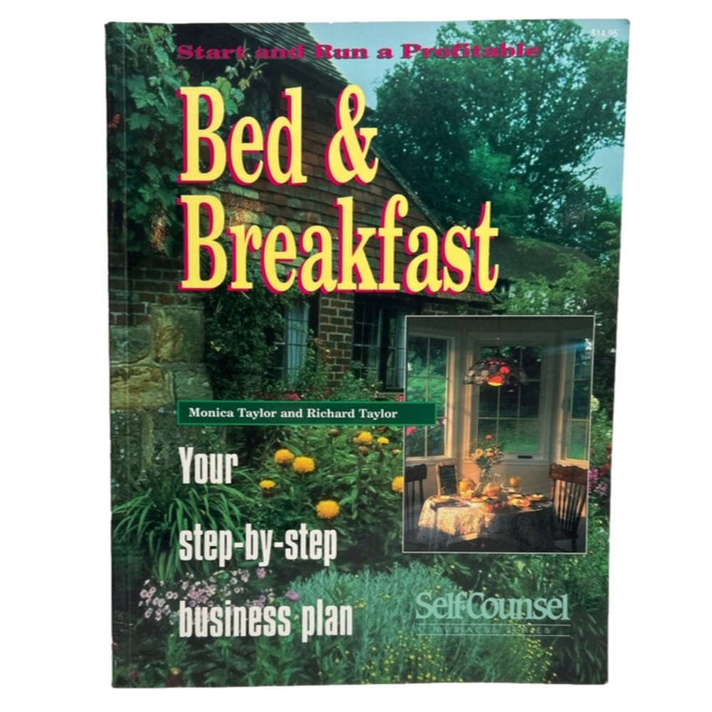 π Vintage Book Bed & Breakfast Step By Step Business Plan Softcover